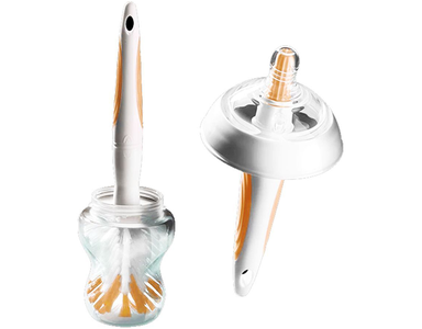 Tommee Tippee 2-In-1 Bottle & Teat Brush Free Shipping 100% Original