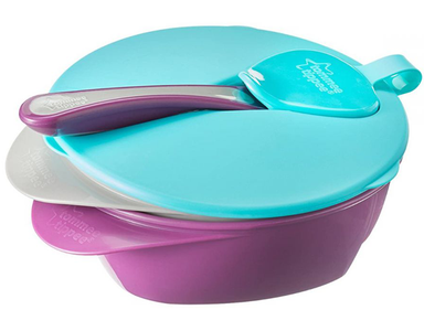 Tommee Tippee Easy Scoop Feeding Bowl with Spoon Collections