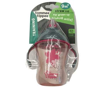 Tommee Tippee Training Straw Beaker Pink Comfortable Cheap Online