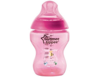 Tommee Tippee Tinted Feeding Bottle 260ml Pink Free Shipping Online