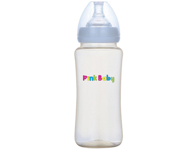 Pink Baby Wide Neck Feeding Bottle 300ml Free Shipping Browse