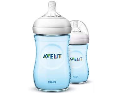 Avent Natural Feeding Bottle 1m  2-Pack 260ml Blue Marketable For Sale