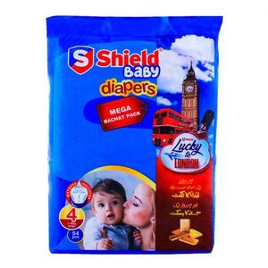 Shield Baby Diapers Large 54pcs  7-18kg Excellent