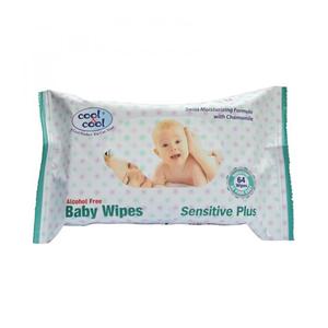 Pack of 64 Cool and Cool Baby Sensitive Wipes Clearance Low Pice