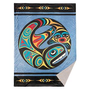 Premium Fleece Blanket - Whale by Maynard Johnny Jr Collections Online