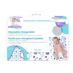 Babyworks 一次性换尿布垫 10片/包 Pices For Sale
