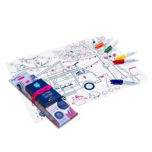 Reusable silicone coloring set - Dream Van (3 years and  ) | SuperSmall Outlet Ebay