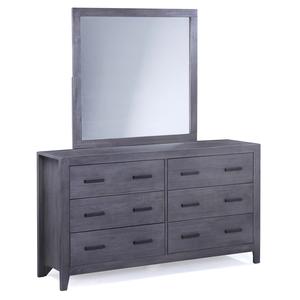 Palm Harbour 6 Drawer Dresser - Grey Cheap Cost