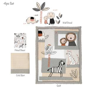 Patchwork Jungle 4-Piece Bedding Set Sale Explore