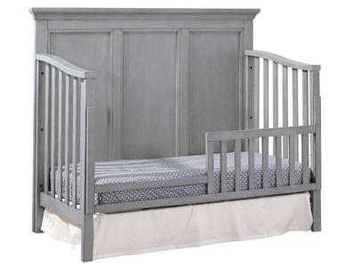 Hanley Convertible Crib with Toddler Guard Rail Package - Cloud Cheap Usa Stockist
