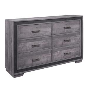 Orlando 6 Drawer Dresser - Grey Recommend Online