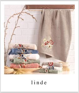 (6 pieces Bamboo Face towels embroidered Free Shipping Low Shipping