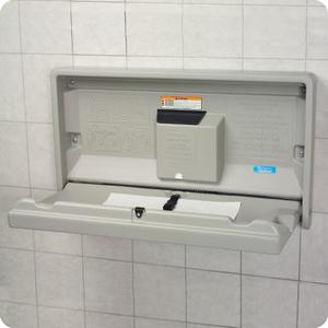 Baby Change Station - Horizontal View