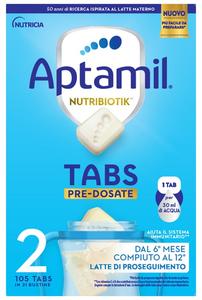 Aptamil Nutribiotik 2 Tabs Pre-Dosate Latte Di Proseguimento 6M  21 Tabs Online Online Outlet Sale