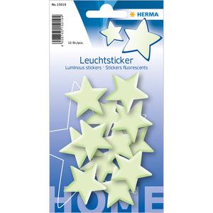 NEW Herma Glow in the Dark Stars Luminous Self Adhesive Stickers - Pack of 12 Safe Shopping Cheap Online