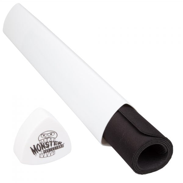 Monster Protectors - Prism Playmat Tube - Opaque White Clearance High Quality