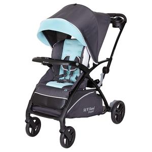 Sit N Stand 5 in 1 Toddler Baby Foldable Travel Stroller, Blue Mist (Open Box) Clearance Wiki
