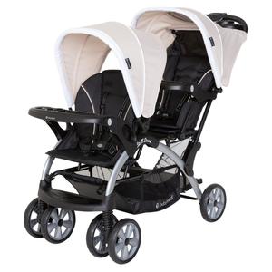 Sit N Stand Travel Compact Toddler Baby Double Stroller, Modern Khaki (Used) Discount Fashionable
