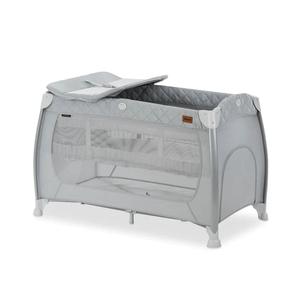 hauck Play N Relax Center Portable Baby Playard Crib w/ Travel Bag, Quilted Grey Cheap Sale Low Cost