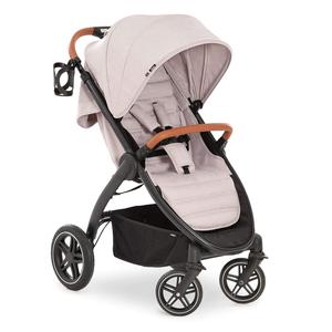 hauck Uptown Deluxe Folding Stroller with Cup Holder and Canopy, Melange Beige Cheap Usa Stockist
