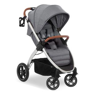 hauck Uptown Deluxe Folding Stroller with Cup Holder and Canopy, Melange Grey Cheap Low Pice