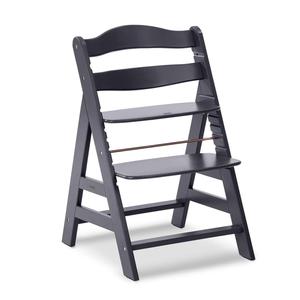 hauck Alpha  Grow Along Adjustable Wooden Highchair, Beechwood, Dark Grey Finish Cheap Supply