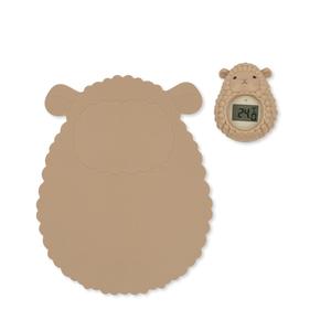 Siliconen badmatje en thermometer schaap - Warm Clay - Konges Slojd Cheap Sale Excellent