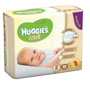 PANNOLINO HUGGIES EXTRA CARE BEBE' BASE 2 24 PEZZI Sale In China