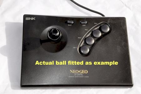 Parts | SNK Neo Geo AES | Joystick Ball Top Black Replacement Free Shipping Geniue Stockist