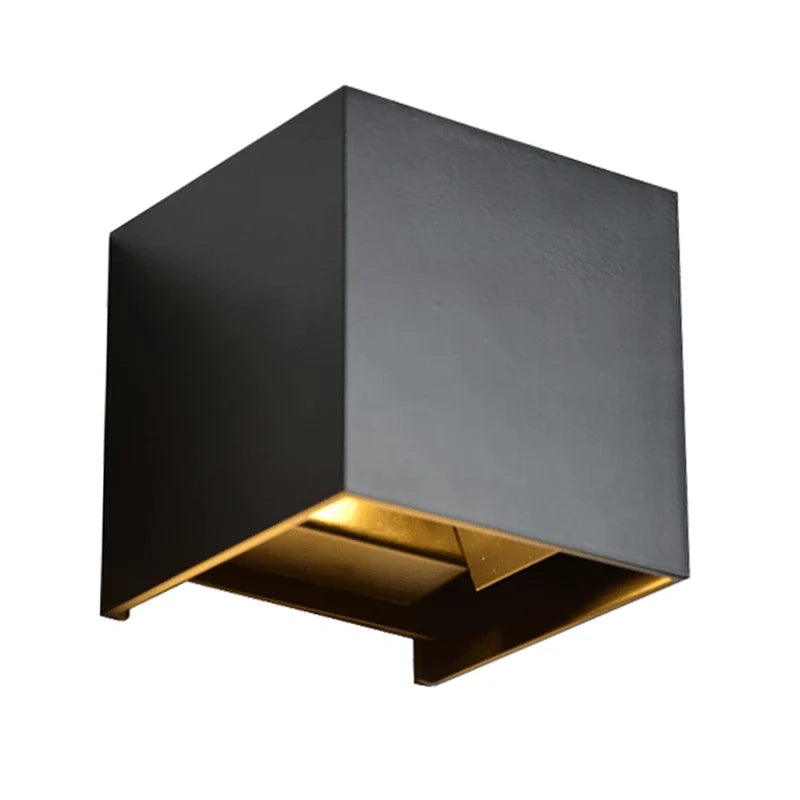 LED Cube Wandlamp | Dimbaar | IP44 | G9 fitting | Zwart Extremely Cheap Pice