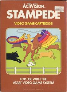 Game | Atari 2600 | Stampede Free Shipping Very Cheap