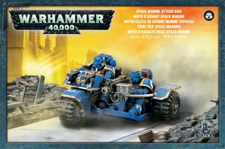 Warhammer 40K Space Marines: Space Marine Attack Bike MK2 48-20 Online Online Free Shipping