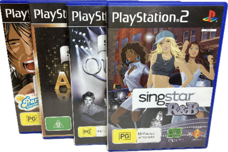 Game | Sony PlayStation PS2 | 4 Singstar Bundle Pack Music Collection Outlet Deals