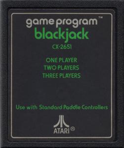 Game | Atari 2600 | Blackjack [Text Label] 2025 Unisex