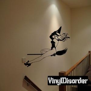 Zooming Witch Decal Cheap Sale Excellent