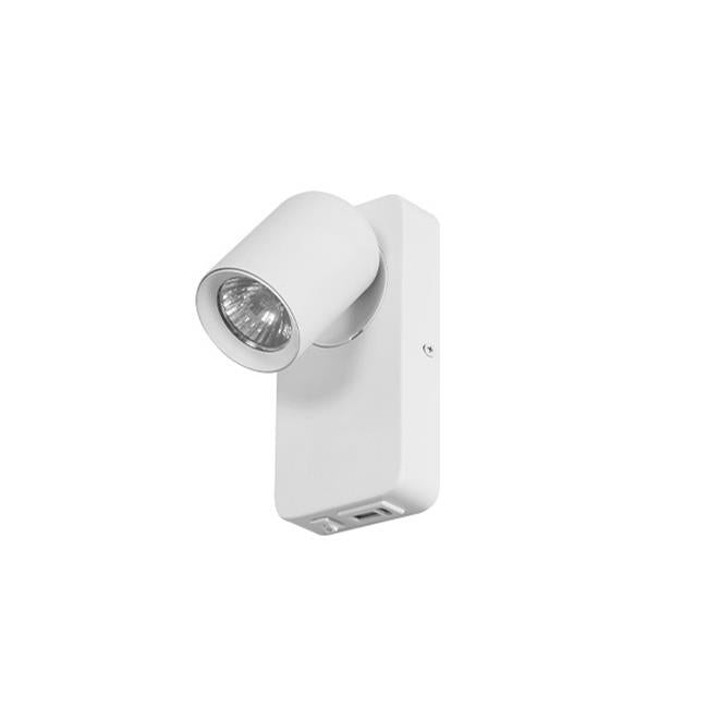 Bedlamp - Wandlamp | Wit | GU10 fitting | USB en USB-C poort | KUNA Sale Fast Delivery