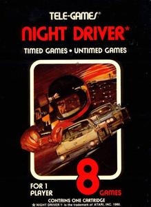 Game | Atari 2600 | Night Driver [Tele Games] Original Online