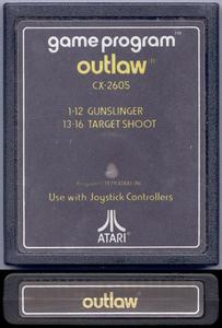 Game | Atari 2600 | Outlaw [Text Label] Clearance Online Official Site
