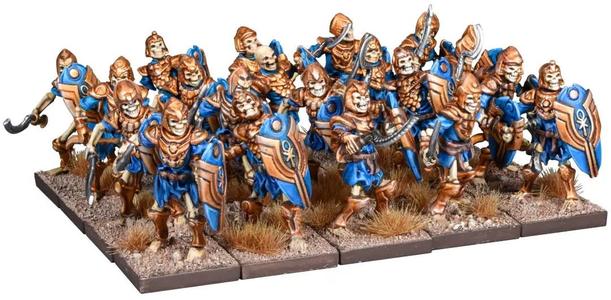 Kings of War Empire of Dust Skeleton Warriors Regiment Low Pice