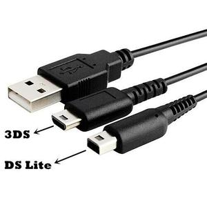 Accessory | Nintendo DS Lite DSi 2DS 3DS | USB duo charge cable Huge Surprise