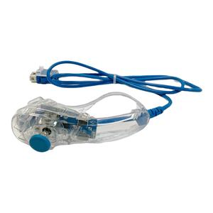 Controller | Nintendo Wii | Transparent Blue Afterglow Nunchuk Recommend Cheap Pice