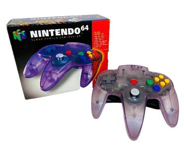 Controller | Nintendo N64 | Atomic Purple Boxed Controller Buy Online