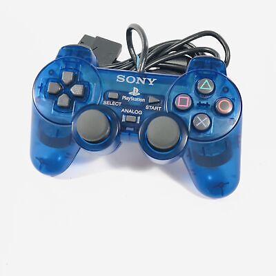 Controller | Sony PS1 | Genuine Island Blue DualShock Pices Cheap Online