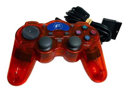Controller | PlayStation PS1 | Aftermarket Red 'F' Controller Free Shipping View
