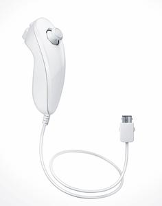 Controller | Nintendo Wii | Genuine Nunchuk White Black Buy Cheap Low Shipping