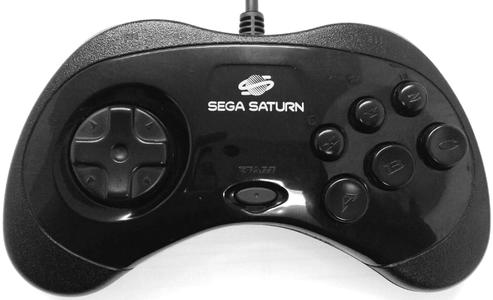 Controller | Sega Saturn | Black MK-80116 Saturn Controller Model 2 Inexpensive
