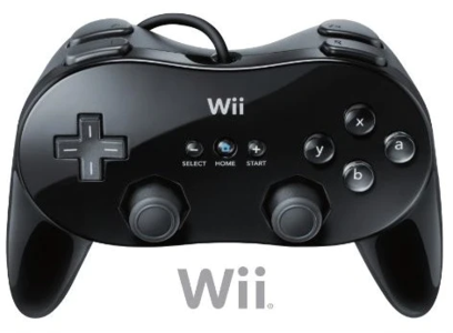 Controller | Nintendo | Wii Classic Pro Black Controller Cost Online