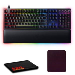 Razer Huntsman V2 Pro Analog Optical Gaming Keyboard with Mouse Pad Bundle Discount Low Cost