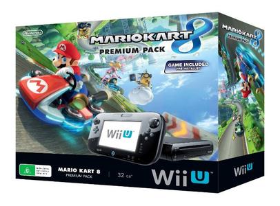 Console | Nintendo Wii U | Boxed Black 32GB Console Mario Kart Premium Pack Outlet Ebay