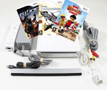 Console | Nintendo Wii | White Console Bundle PAL 2025 Unisex For Sale